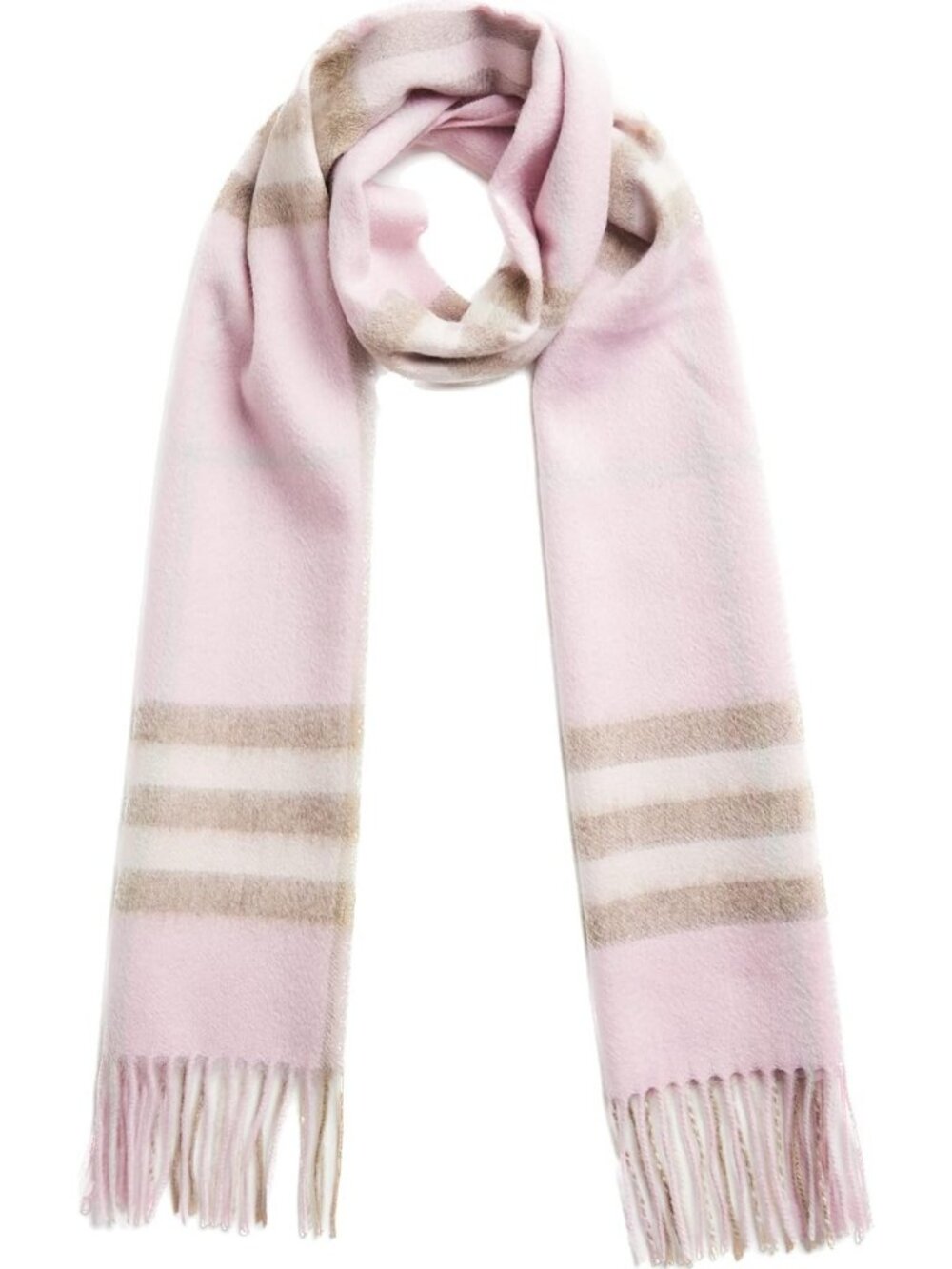 Cozy Wool Blend Plaid Winter Scarf for Women - Soft, Warm Wrap, Perfect Gift